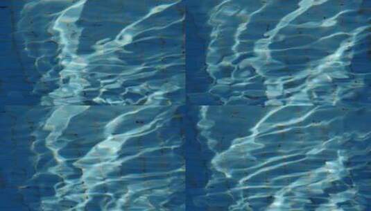 碧波荡漾的蓝池高清在线视频素材下载