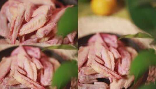 【镜头合集】鸡翅尖下酒菜原料高清在线视频素材下载
