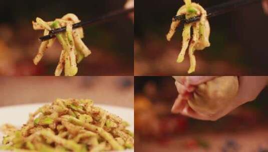 【镜头合集】家庭自制榨菜  (2)高清在线视频素材下载