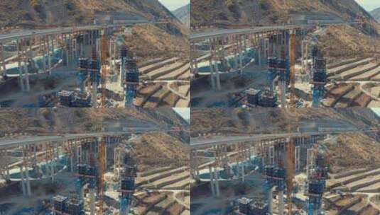 【4k】川藏线 道路建设 高速建设高清在线视频素材下载