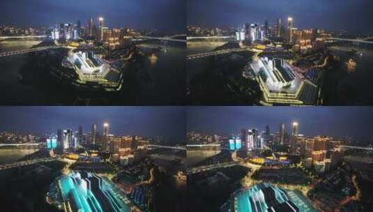 4K重庆江北城市空镜实拍画面07高清在线视频素材下载
