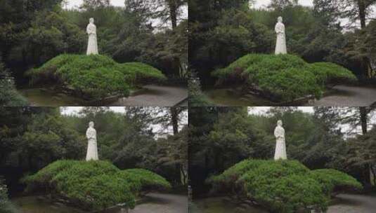 杭州西湖景区秋瑾墓高清在线视频素材下载