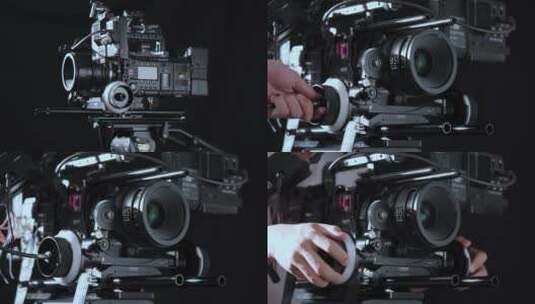4k摄像机电影机索尼f55展示维修组装高清在线视频素材下载