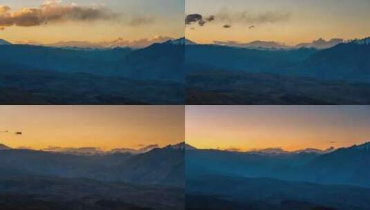 、帕米尔高原的雪山,塔什库尔干,帕米尔高原高清在线视频素材下载