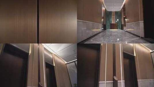 电梯 开门 电梯厅 8221高清在线视频素材下载