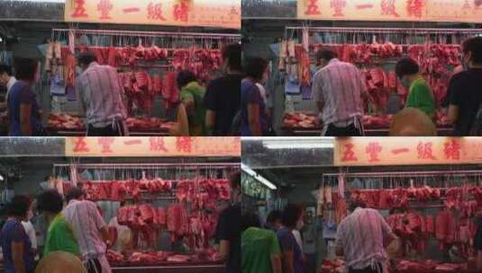 香港菜市场农贸市场市集高清在线视频素材下载
