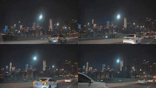 4K重庆城市街景夜景实拍高清在线视频素材下载