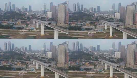 重庆南纪门大桥航拍高清在线视频素材下载