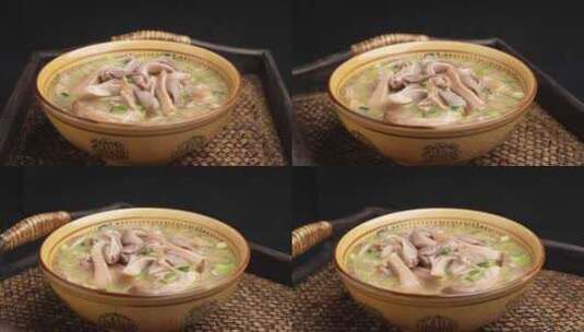 墨鱼猪肚汤餐饮美食4K实拍高清在线视频素材下载