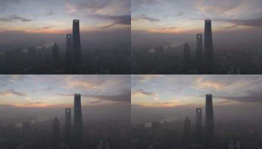 申城日出晨曦0011高清在线视频素材下载