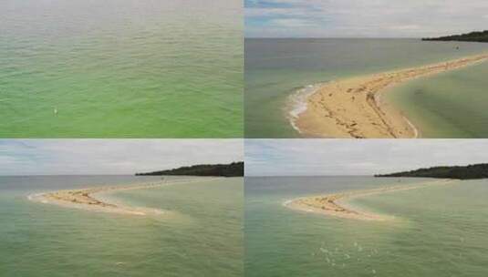 大海海岛天空海滩马来西亚蓝色海边高清在线视频素材下载