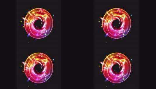 小型聚气能量球光球高清在线视频素材下载