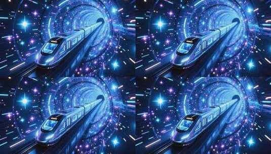 地铁时空隧道穿梭4K高清在线视频素材下载