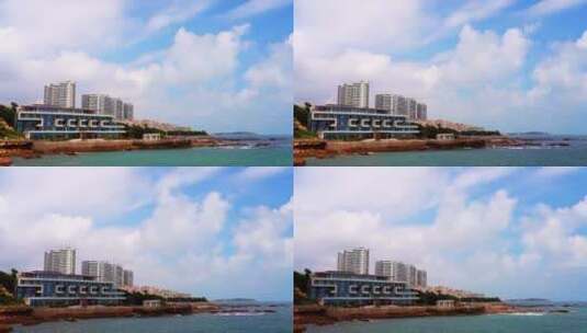 海边别墅延时摄影高清在线视频素材下载
