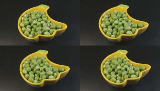 4K青豌豆食物高清在线视频素材下载