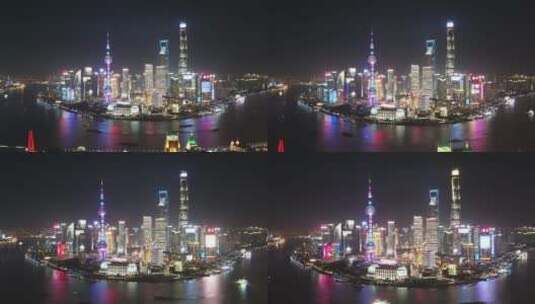 上海外滩夜景高清在线视频素材下载
