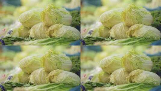 老北京冬储大白菜高清在线视频素材下载