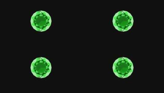 绿色水晶钻石高清在线视频素材下载
