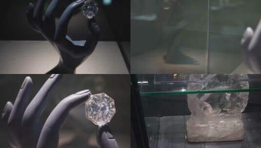 【镜头合集】钻石珠宝锆石克拉水晶高清在线视频素材下载