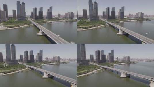 天津滨海新区开启桥高清在线视频素材下载