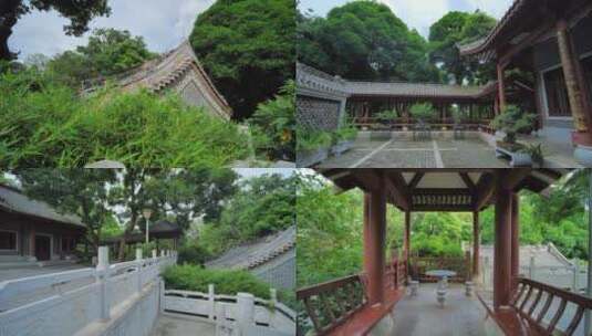 中式园林庭院古建筑院子合集高清在线视频素材下载