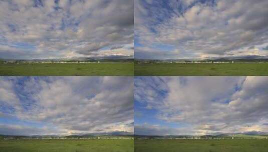 云南大自然风光，蓝天白云延时摄影高清在线视频素材下载