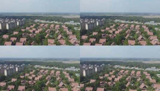 航拍海南城市风景高清在线视频素材下载