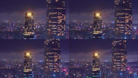广州城市航拍空镜高清在线视频素材下载
