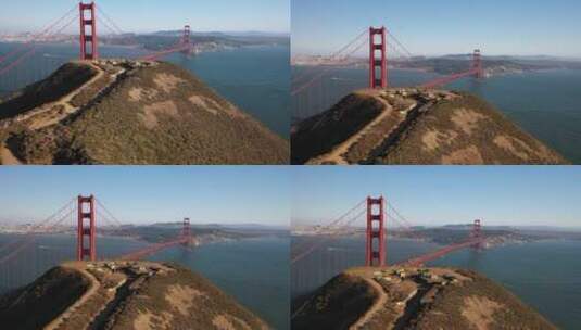 旧金山大桥 金门大桥高清在线视频素材下载
