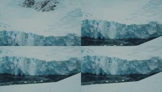 北冰洋浮冰高清在线视频素材下载