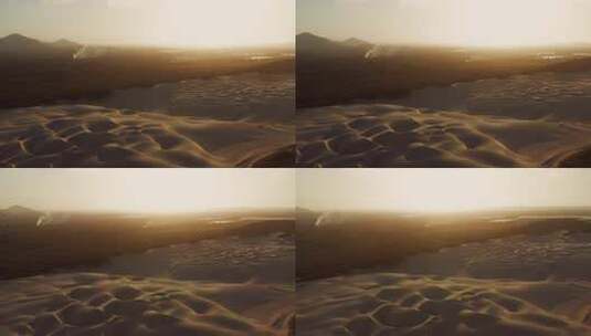 沙丘上的日落高清在线视频素材下载