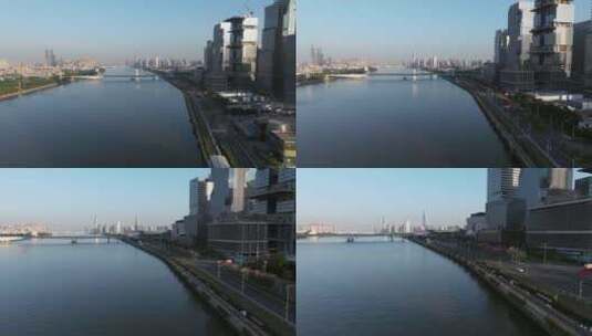 广州滨江跑道高清在线视频素材下载