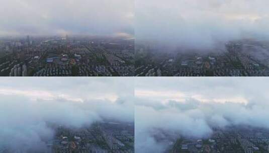 宁波宣传片，城市宣传片，穿云空镜头航拍4k高清在线视频素材下载