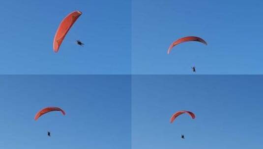 滑翔伞运动、极限运动高清在线视频素材下载