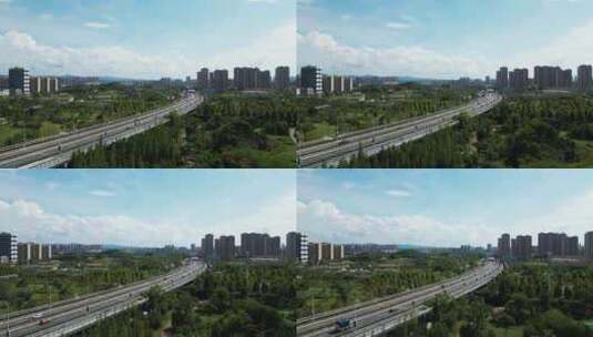 城市高速公路 高架桥高清在线视频素材下载