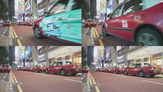 香港出租车高清在线视频素材下载