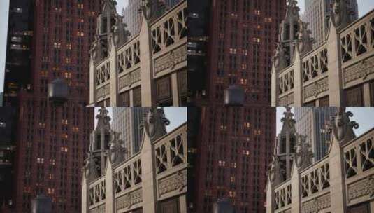 纽约市曼哈顿天际线高清在线视频素材下载