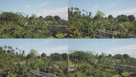 巴厘岛 别墅 海滩 航拍 自然风光 悬崖高清在线视频素材下载