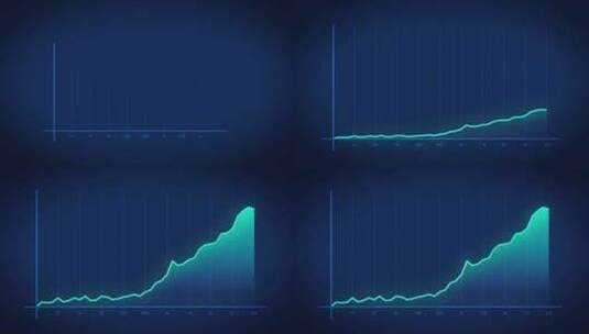 3d箭头上升商业成功背景高清在线视频素材下载