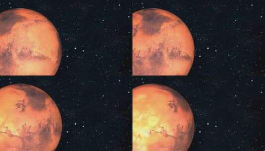火星星球动画高清在线视频素材下载