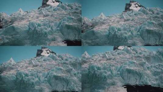 阿根廷圣克鲁斯拉戈阿根廷诺的冰川和冰山。高清在线视频素材下载