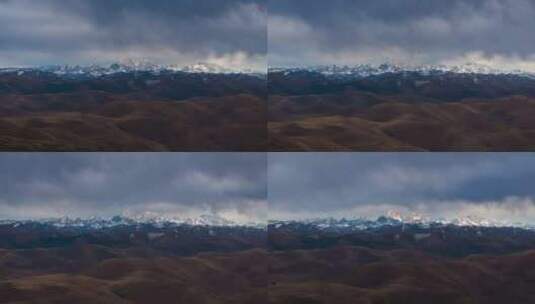 8K高原雪山风光延时高清在线视频素材下载