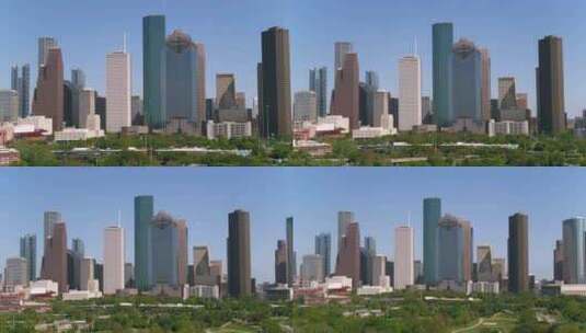 休斯顿市中心的天线高清在线视频素材下载