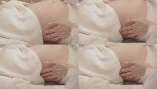 孕妇做产检体检高清在线视频素材下载