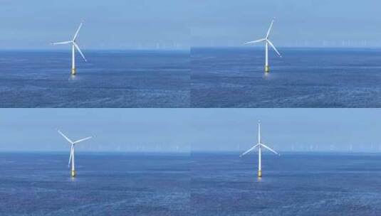 海上风力发电2（福州平潭）高清在线视频素材下载