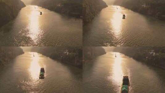 三峡 峡江 航运高清在线视频素材下载