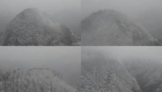 四川雪山风景航拍高清在线视频素材下载