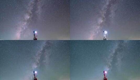 相机拍星空银河延时高清在线视频素材下载