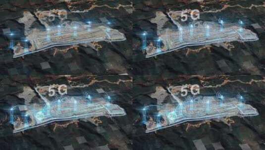 5G大数据云计算科技云高清AE视频素材下载