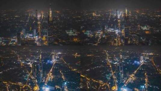 南京紫峰大厦4K夜景延时高清在线视频素材下载